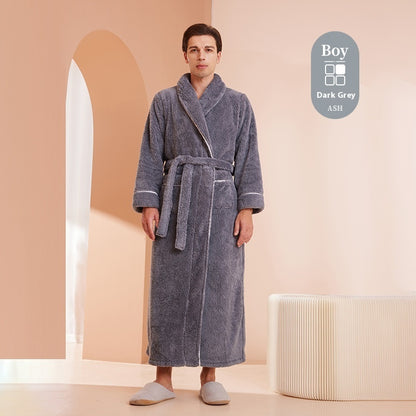 Thickened Cotton Velvet Robe