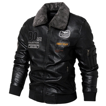 Slim Fit Leather Jacket