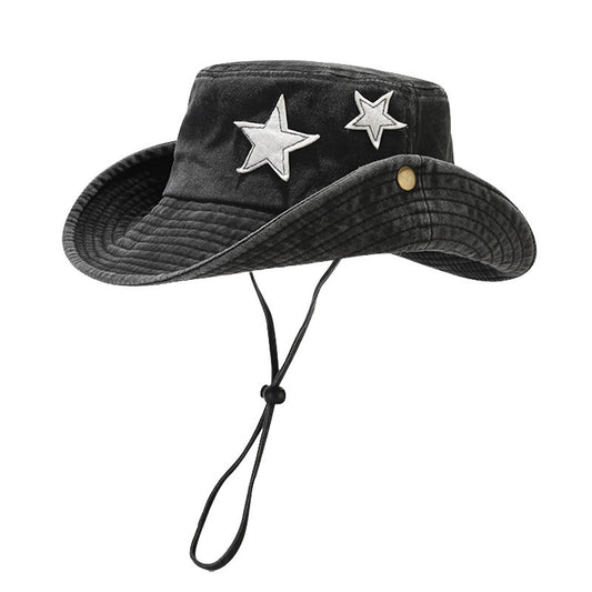 Western Denim Sun Hat