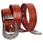 Men's Mongolian Style Personalized Carved Belt