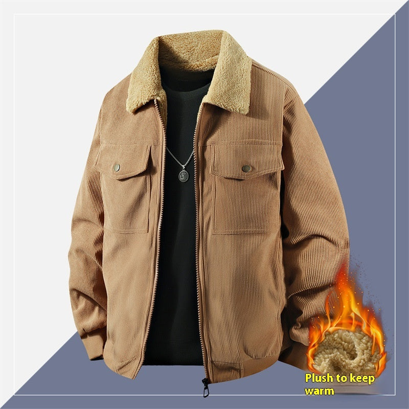 Fleece Corduroy Cotton Jacket