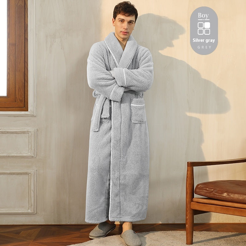Thickened Cotton Velvet Robe