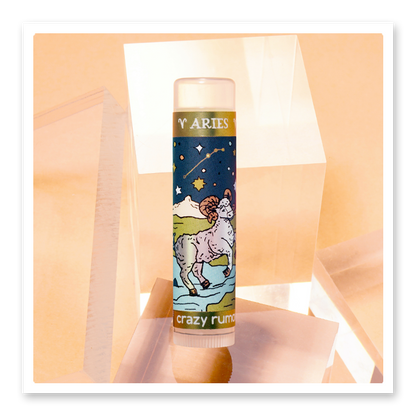 Aries Zodiac Lip Balm