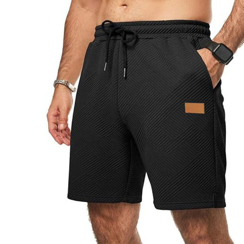 Casual Elastic Waist Drawstring Shorts