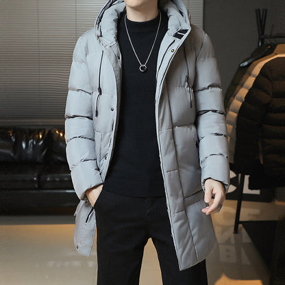 Men's Winter Leisure Warm Hooded Plus Size Men's Cotton Clothing