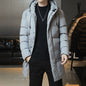 Men's Winter Leisure Warm Hooded Plus Size Men's Cotton Clothing