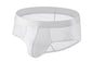 Men's Large Mesh Low Waist Wide Belt Briefs