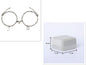 2Pcs Sun Moon Charm Magnet Attraction Stainless Steel Bracelets For
