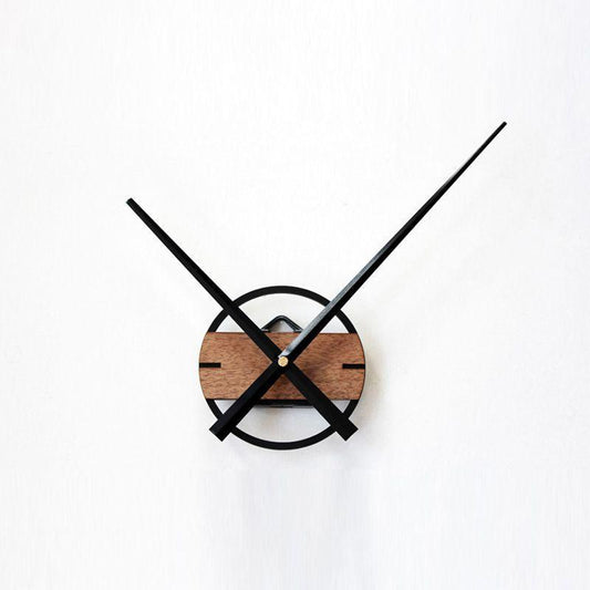 Metal and Wood Mechanism wall clock decoration