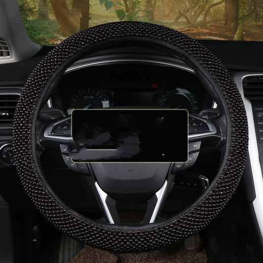 Black Steering Wheel Cover