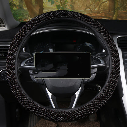 Black Steering Wheel Cover