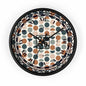 2882Time™ Halves & Wholes Retro Dot Geometric Clock