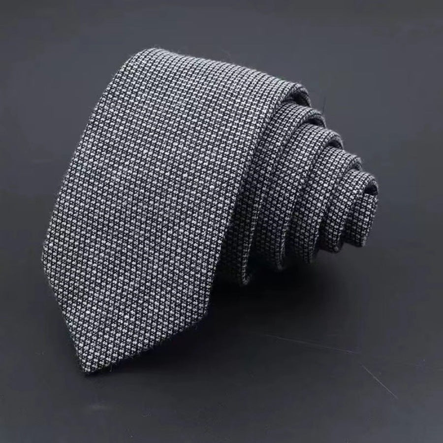 Thickened Men's Business Fashion Tie Cotton