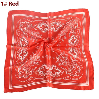 Vintage Satin Plain Scarf