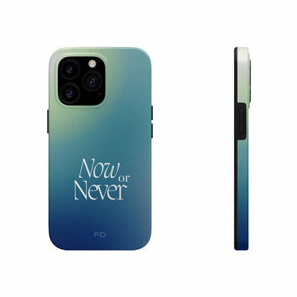 Now or Never Tough Case for iPhone with Wireless Charging