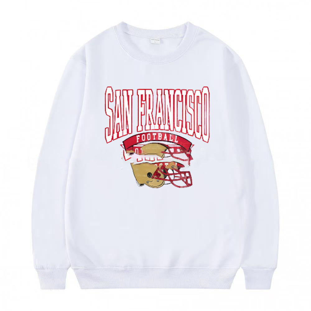 Brushed Hoody Round Neck Men's Sports And Leisure