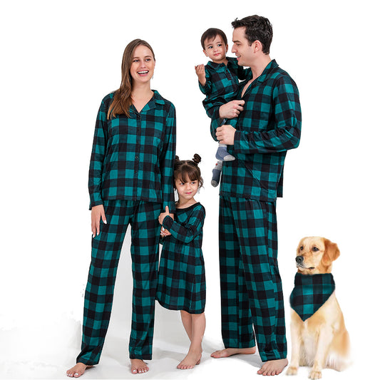 Family Christmas Pajamas For Parents And Children