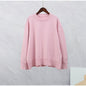 Sweet Crew Neck Pullover Sweater Winter Fashion Loose Long-sleeved