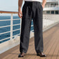 Simple Vertical Straight Men's Casual Pants