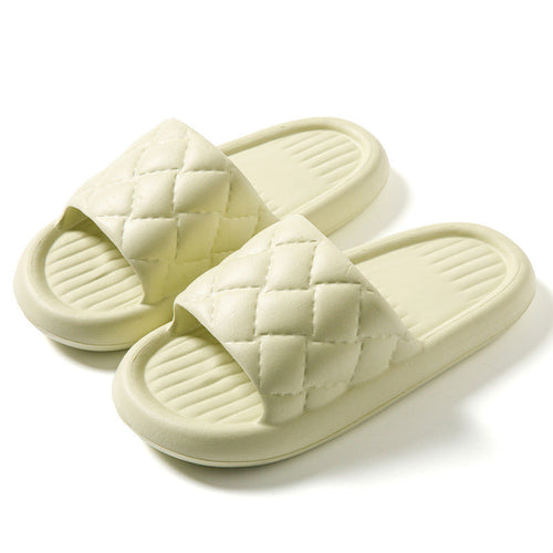 New Rhombus Home Slippers Summer Non-slip Floor Bathroom Slipper