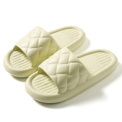 New Rhombus Home Slippers Summer Non-slip Floor Bathroom Slipper