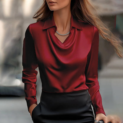 Women's Elegant Long Sleeve Blouse