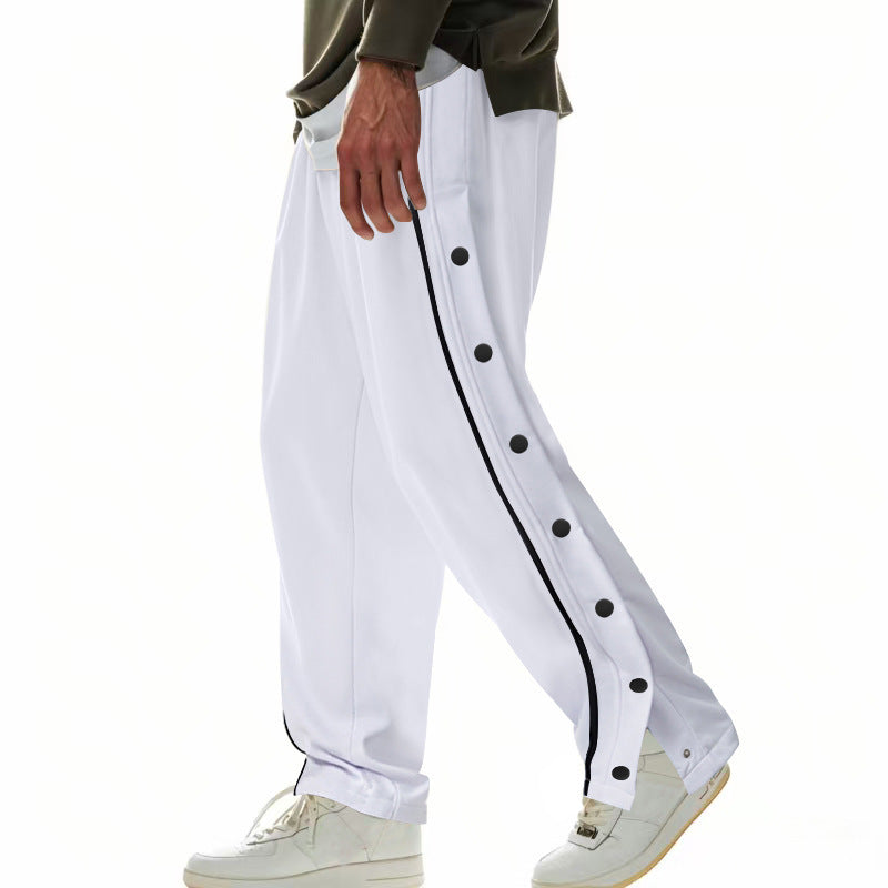 Basketball Breasted Tear And Pull Sports Casual Sweatpants