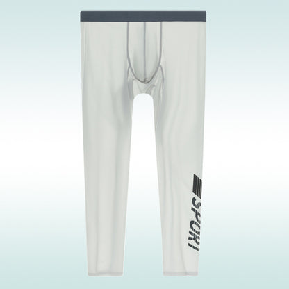 Ice Silk High Elastic Seamless Quick-drying Tight Ultra-thin Pajama Pants