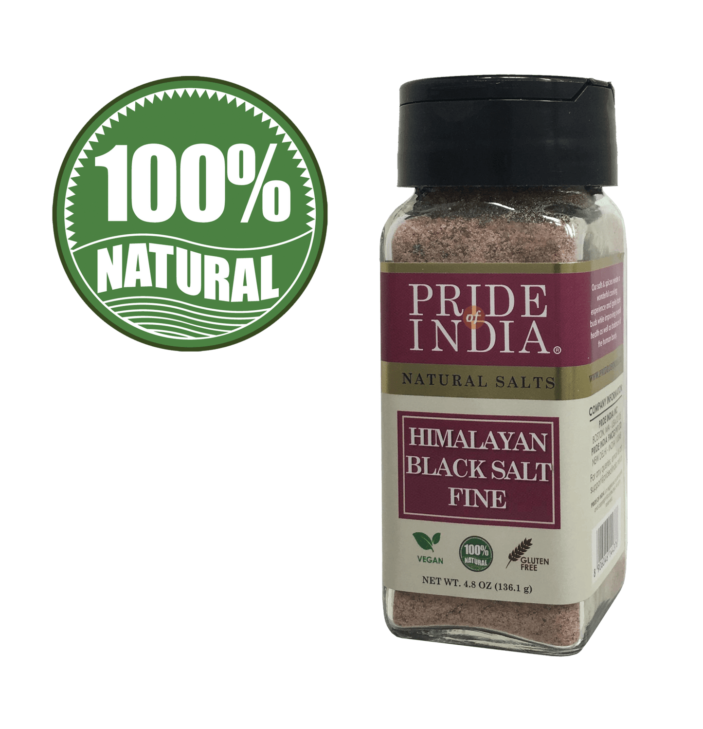Himalayan Black Rock Salt (Kala Namak) - Fine Grind