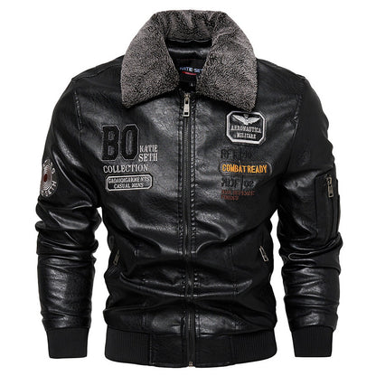 Slim Fit Leather Jacket