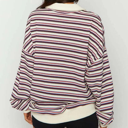 Collar Casual Long Sleeve Sweater