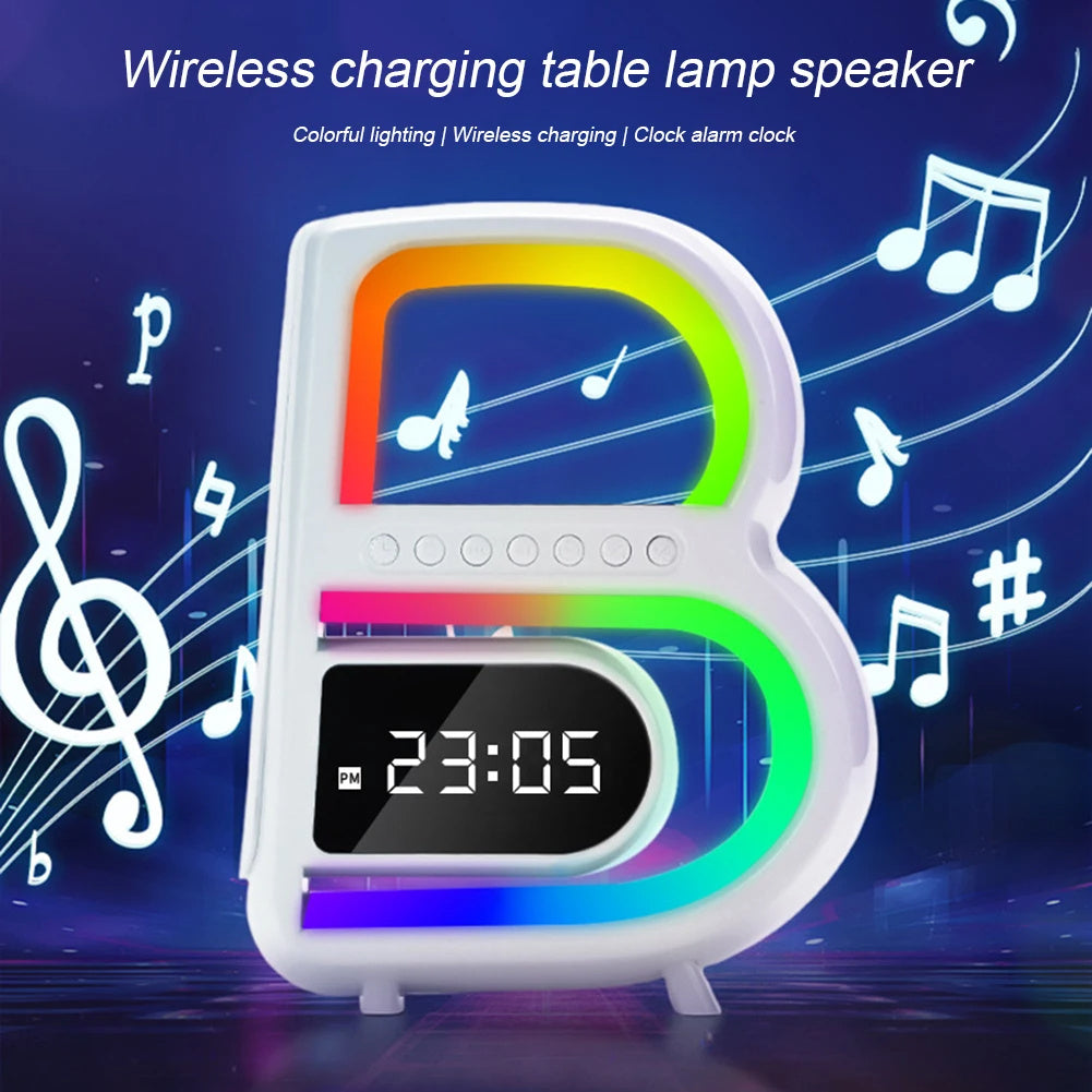 2024 New B-Shaped Blutooth Speaker Multifunctional Smart Music Rhythm