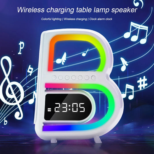 2024 New B-Shaped Blutooth Speaker Multifunctional Smart Music Rhythm