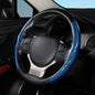 Car Carbon Fiber Pattern Glossy Car Steering Wheel Cover