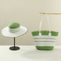 Straw Hat Bag Two-piece Set Seaside Vacation