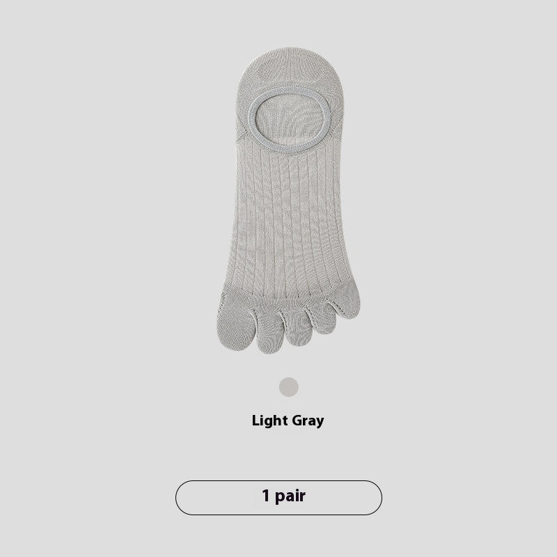 Five-finger Men's Summer Cotton Socks