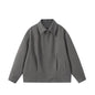 New Versatile Zipper Spring And Autumn Fashion Simple Jacket Coat Japanese Black