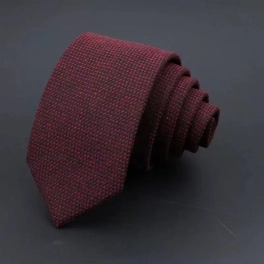Thickened Men's Business Fashion Tie Cotton