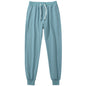 Men's Cotton Sports Casual Pants Drawstring Loose Slimming