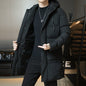 Men's Winter Leisure Warm Hooded Plus Size Men's Cotton Clothing