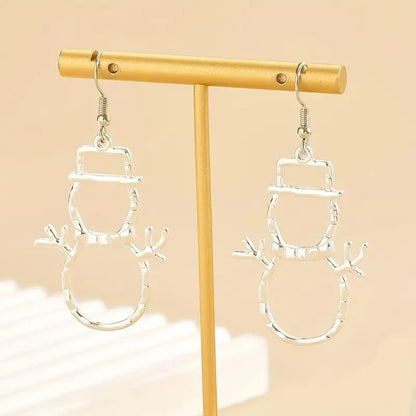 Personalized Snowman Earrings And Pendant Fashion Simple Christmas