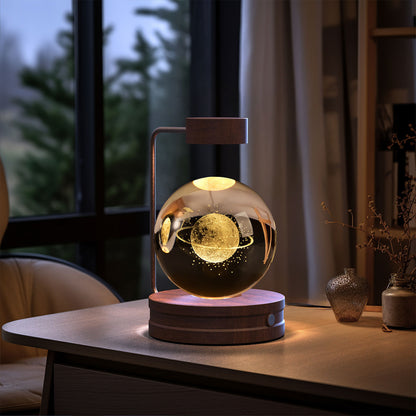 Crystal Ball Cosmic Indoor Night Light USB Power  Bedside Light