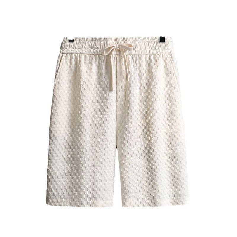 Lapel Short Sleeve Shorts Suit