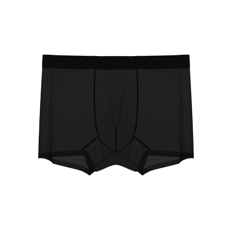 Ultra-thin Nude Color Feel Cool Honeycomb Men's Boxers