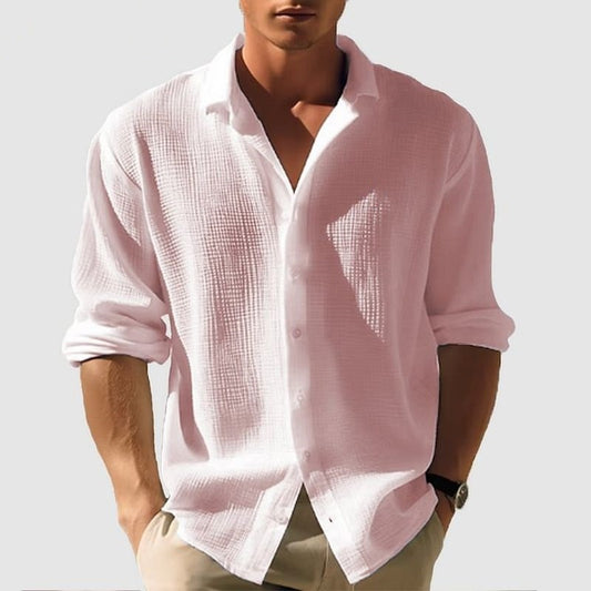 Men's Lapel Long Sleeve