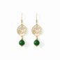 Lotus Drop Earrings