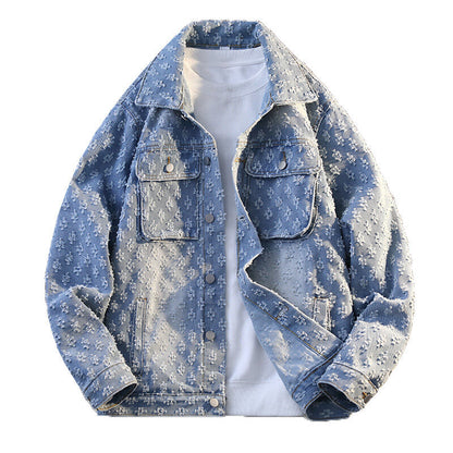 Denim Coat Youth Spring Men's Blue