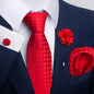 Men's Tie Suit Pocket Square Combo 8