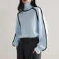 Autumn And Winter Half Turtleneck Three-dimensional Casual Loose