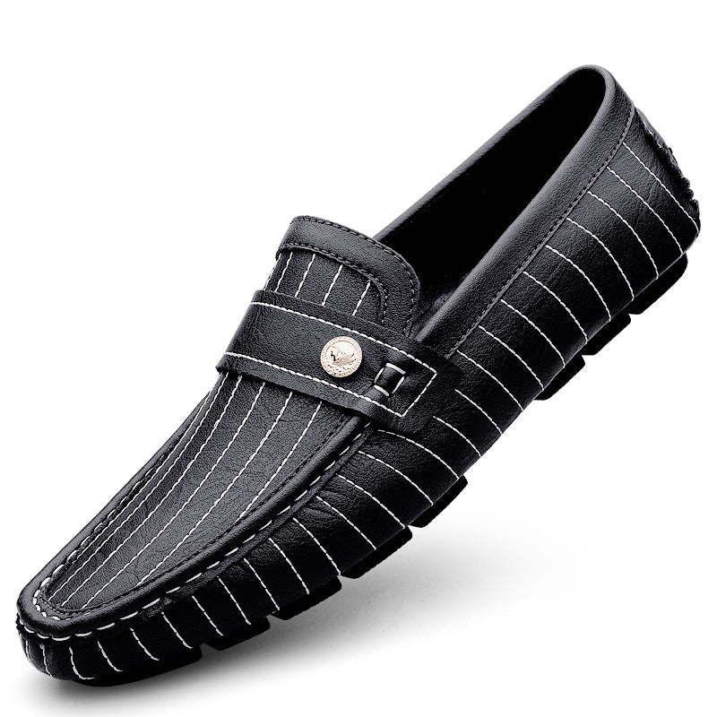 Breathable Men's Casual Leather Shoes